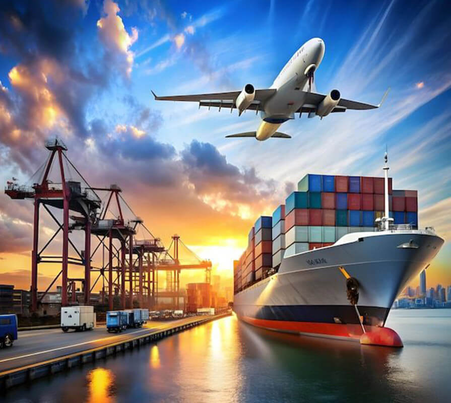 Équipe logistique et manutention en entrepôt 11